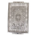 Serving Tray  - 11 x 16 Inches |  Silver & Gold Finish/ Aluminium Pooja Plate/ Meenakari Thali Plate for Home - Pooja Plate & Tray