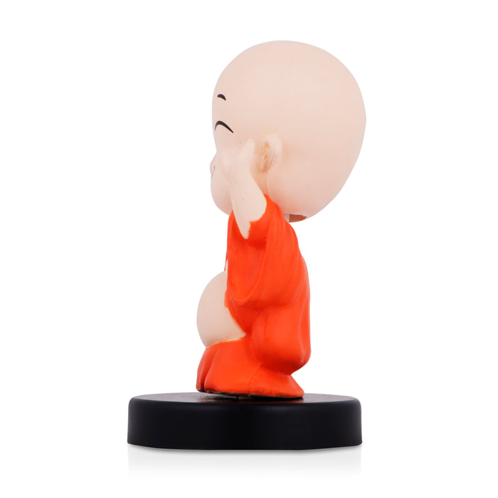 Bobble Head Figurine  - Happy Buddha - 4.5 Inches |  Bobble Head Statue for Home Decor/ Assorted Design