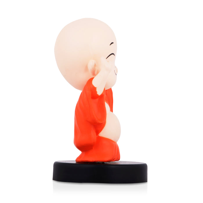 Bobble Head Figurine  - Happy Buddha - 4.5 Inches |  Bobble Head Statue for Home Decor/ Assorted Design