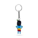 Standing Krishna Design Key Chain - 2 x 0.5 Inches | Key Ring/ Key Holder For Gifting, Car And Bike - Key Chain & Key Holder