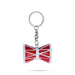 Damru Design Key Chain - 0.5 X 1.5 Inches | Key Ring/ Key Holder For Gifting, Car And Bike - Key Chain & Key Holder
