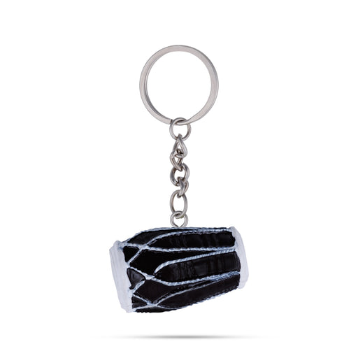 Dholak Design Key Chain - 0.1 X 1.5 Inches | Key Ring/ Key Holder For Gifting, Car And Bike - Key Chain & Key Holder