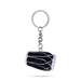 Dholak Design Key Chain - 0.1 X 1.5 Inches | Key Ring/ Key Holder For Gifting, Car And Bike - Key Chain & Key Holder