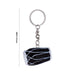 Dholak Design Key Chain - 0.1 X 1.5 Inches | Key Ring/ Key Holder For Gifting, Car And Bike - Key Chain & Key Holder