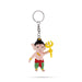 Ganesh Murti With Trishul Design Key Chain- 0.25 X 2.25 Inches | Key Ring/ Key Holder For Gifting, Car And Bike - Key Chain & Key Holder