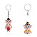 Ganesh Murti Design Key Chain - 0.25 X 2.75 Inches | Key Ring/ Key Holder For Gifting, Car And Bike - Key Chain & Key Holder