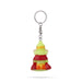 Ganesha with Tabla Key Chain - 2.25 x 1 Inches | Key Ring / Cute Keychain for Bike - Key Chain & Key Holder