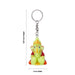 Ganesha with Tabla Key Chain - 2.25 x 1 Inches | Key Ring / Cute Keychain for Bike - Key Chain & Key Holder