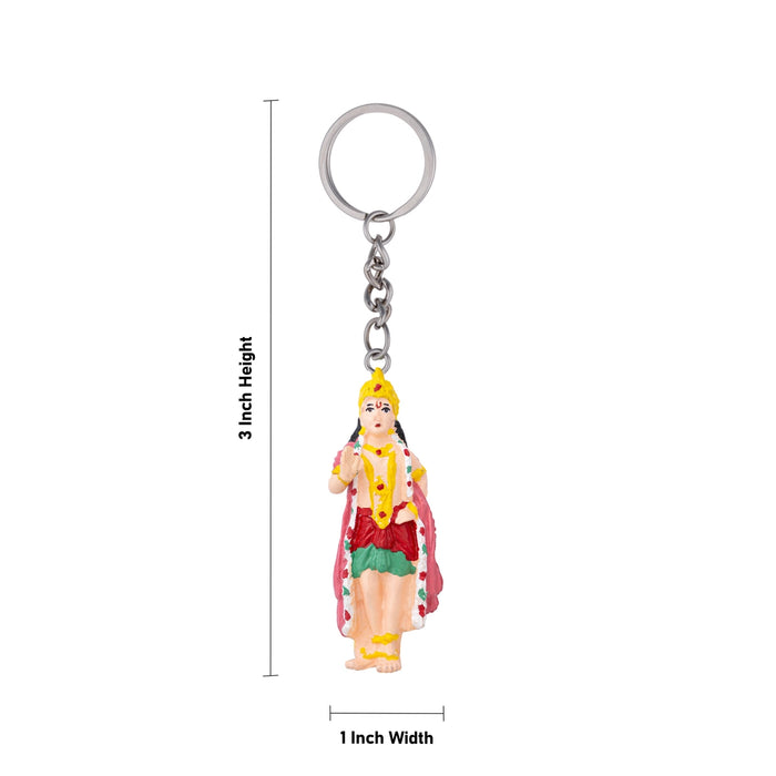 God Key Chain - 3 x 1 Inches | Key Ring / Cute Keychain for Bike - Key Chain & Key Holder