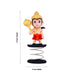 Spring Anjaneya Statue Car Dashboard Stand - 5 X 2 Inches | Car Decor/ Skin Colour Hanuman Statue For Gifting - Car Stand & Car Accessories