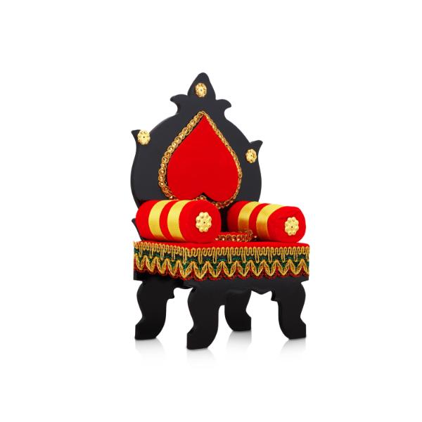 Singhasan  - 7.5  Inches |  Velvet Simhasanam/ Aasan for Deity