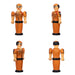 Police Pair - 4 x 2 Inches | 2 Pcs/ Wood Sculpture/ Handcrafted Wooden Toy for Kids - Traditional Games & Toys