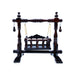 Wooden Jhula - 10.5 x 12 x 6.5 Inches | Wooden Jhoola/ Wooden Swing Jhula for Deity - Jhulas & Unjal Items