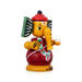 Spring Ganesh Murti - 4 X 2.75 Inches | Wood Sculpture/ Painted Spring Ganpati Murti for Car & Table Decor - Kondapalli Wooden Toys