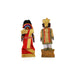 Marapachi Bommai Pair - 8 x 3.5 Inches | Marapachi Doll/ Kolu Bommai/ Decorative Doll/ Wood Sculpture for Home - Marapachi Bommai