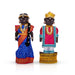 Marapachi Bommai Pair - 8 x 3.5 Inches | Marapachi Doll/ Kolu Bommai/ Decorative Doll/ Wood Sculpture for Home - Marapachi Bommai
