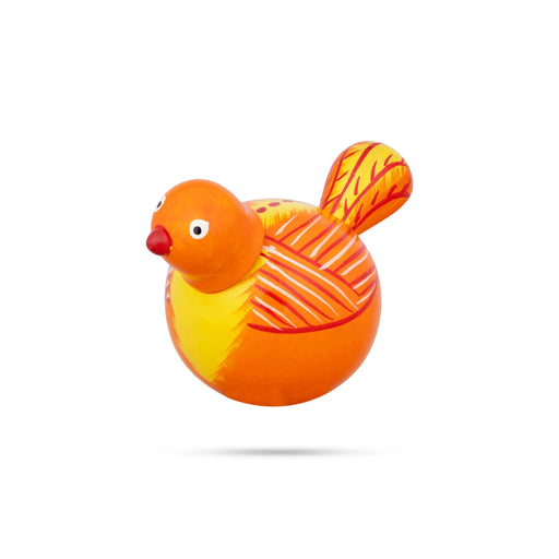 Wooden Bird - 3.5 x 2.5 Inches | Self Balancing Doll/ Wood Sculpture/ Wooden Toy for Kids - Traditional Games & Toys