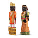 Marapachi Bommai Pair - 10 x 3.5 Inches | Marapachi Doll/ Kolu Bommai/ Decorative Doll/ Wood Sculpture for Home - Marapachi Bommai
