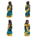 Marapachi Bommai Pair - 10 x 3.5 Inches | Marapachi Doll/ Kolu Bommai/ Decorative Doll/ Wood Sculpture for Home - Marapachi Bommai