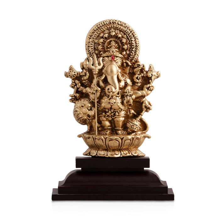 Subha Drishti Ganapathi - 5 x 3.25 Inches | Shubha Drishti Ganapathi/ Drishti Ganesha for Home - Wall Hanging