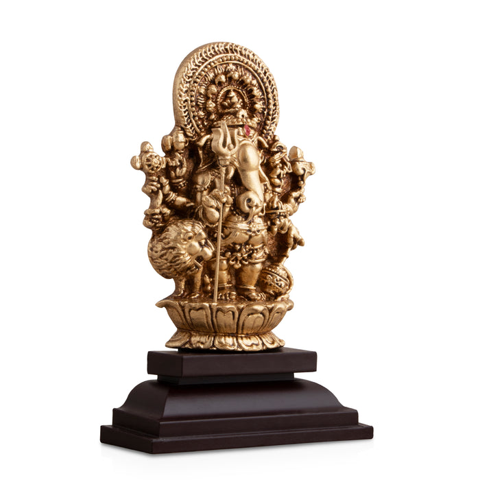 Subha Drishti Ganapathi - 5 x 3.25 Inches | Shubha Drishti Ganapathi/ Drishti Ganesha for Home - Wall Hanging