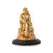 Saibaba Statue – 10 x 7 Inches | Shirdi Sai Baba Idol/ Gold Polish Saibaba Idol for Pooja - Fibre Murties