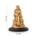 Saibaba Statue – 10 x 7 Inches | Shirdi Sai Baba Idol/ Gold Polish Saibaba Idol for Pooja - Fibre Murties