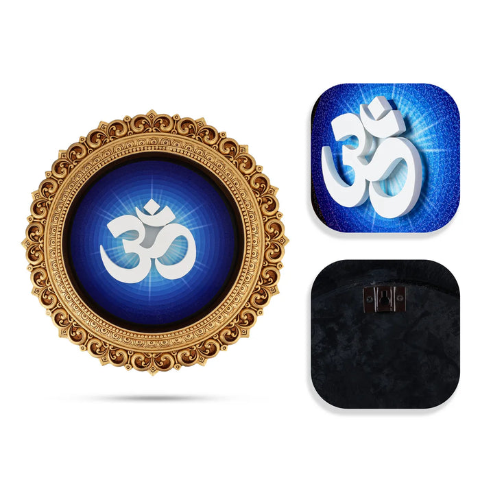 Subha Drishti Wall hanging - 15 Inches | Om design | Wall Decor For Home & Pooja