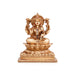 Laxmi Murti - 4.5 x 3.5 Inches | Gold Polish Laxmi Statue/ Resin Idol for Pooja/ 150 Gms Approx - Fibre Murties