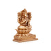 Laxmi Murti - 4.5 x 3.5 Inches | Gold Polish Laxmi Statue/ Resin Idol for Pooja/ 150 Gms Approx - Fibre Murties