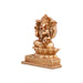 Laxmi Murti - 4.5 x 3.5 Inches | Gold Polish Laxmi Statue/ Resin Idol for Pooja/ 150 Gms Approx - Fibre Murties