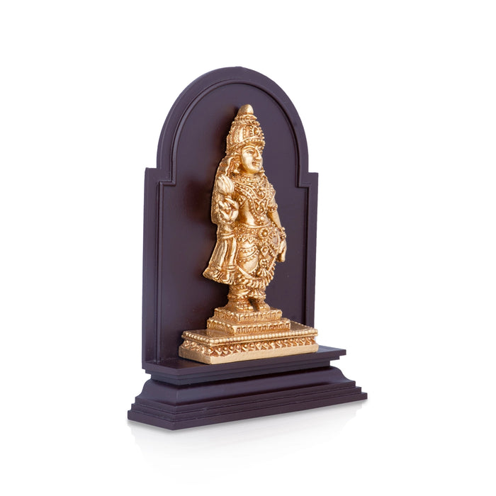 Kanyaka Parameswari Devi Idol With Base - 5.5 x 3.5 Inches | Resin Statue/ Kanyaka Parameswari Statue for Pooja - Fibre Murties