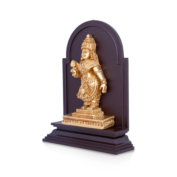 Kanyaka Parameswari Devi Idol With Base - 5.5 x 3.5 Inches | Resin Statue/ Kanyaka Parameswari Statue for Pooja - Fibre Murties