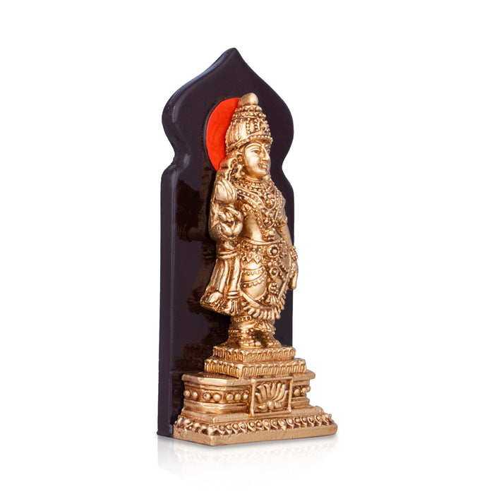 Kanyaka Parameswari Devi Standing On Base - 5.5 x 2.5 Inches | Resin Statue/ Kanyaka Parameswari for Pooja - Fibre Murties