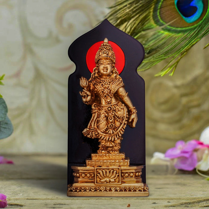 Kanyaka Parameswari Devi Standing On Base - 5.5 x 2.5 Inches | Resin Statue/ Kanyaka Parameswari for Pooja - Fibre Murties