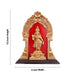 Kanyaka Parameswari Devi With Arch Standing On Base - 7.5 x 6 Inches | Resin Statue/ Kanyaka Parameswari for Pooja - Fibre Murties