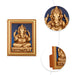 Ganesha Photo Frame - 4 x 3 Inches | Ganesh Picture Frame/ Photo Frame Stand/ Ganpati Frame Photo for Home - Hindu God Photos & Frames