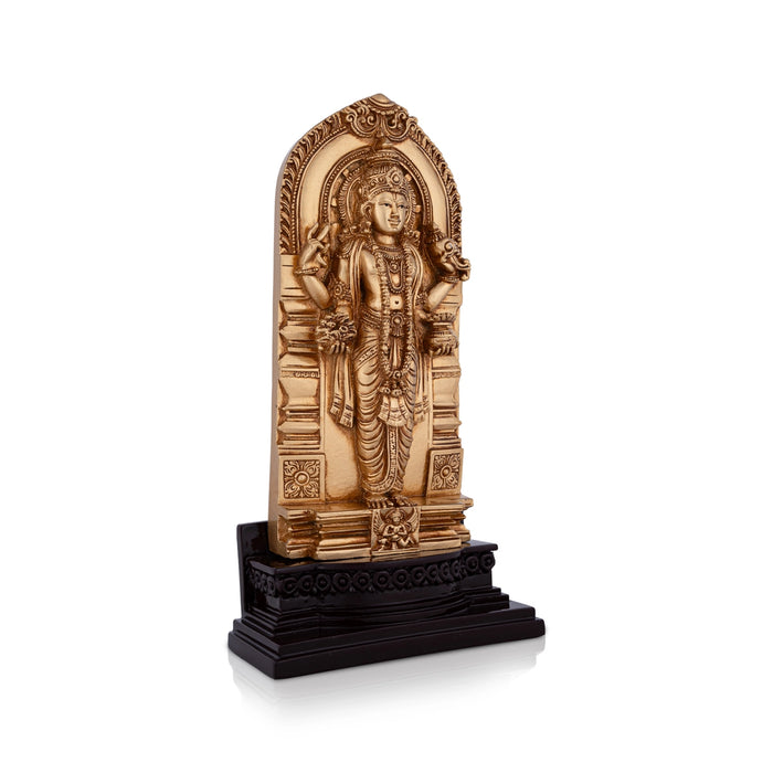 Dhanvantari Murti Standing On Base - 8.25 x 4.25 Inches | Resin Statue/ Dhanvantri Murti for Pooja