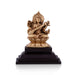 Saraswati Murti Sitting On Lotus Flower - 4 x 3.25 Inches | Resin Statue/ Saraswathy Idol With Base for Pooja - Fibre Murties