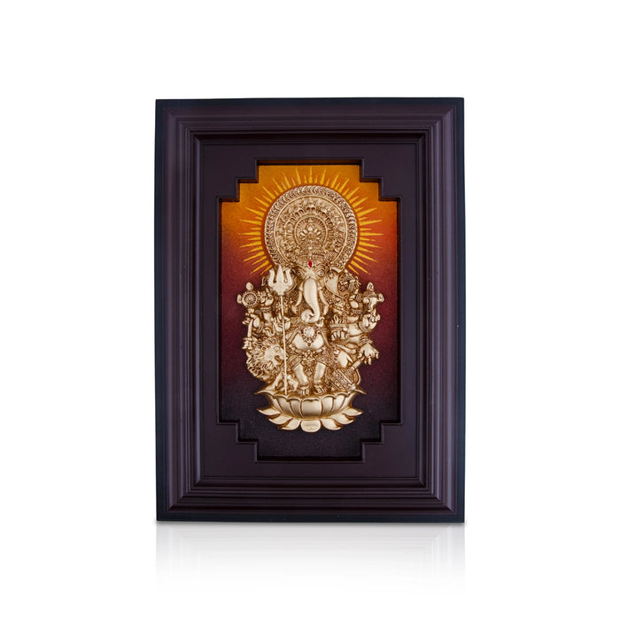 Subha Drishti Ganapathi Wall Hanger - 15 x 10 Inches | Sri Shubha Drishti Ganapathy Wall Hanging for Home