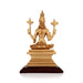 Varahi Amman Statue Sitting On Base - 7.5 x 5 Inches | Resin Statue/ Gold Polish Varahi Idol for Pooja - Fibre Murties