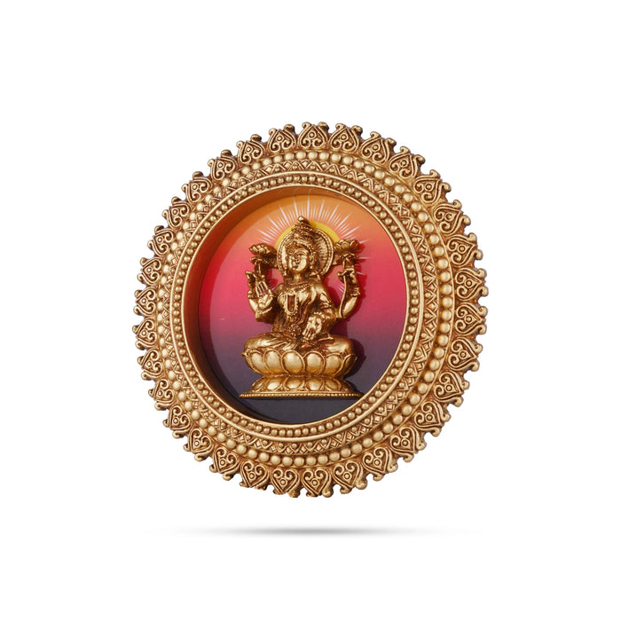 Lakshmi Wall Hanging - 7 Inches | Resin Wall Hanger/ Laxmi Wall Hanging Decor - Wall Hanging