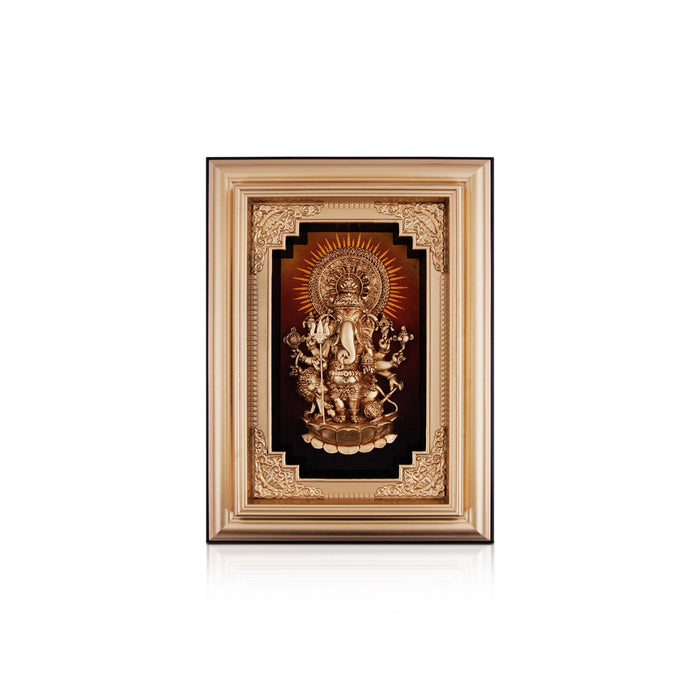 Subha Drishti Ganapathi Wall Hanger - 17 x 12 Inches | Sri Shubha Drishti Ganapathy Wall Hanging for Home