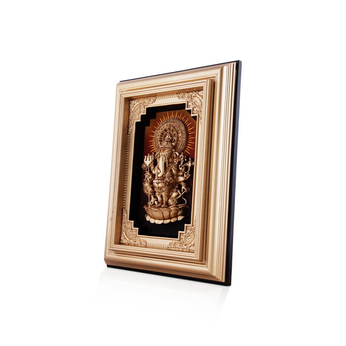 Subha Drishti Ganapathi Wall Hanger - 17 x 12 Inches | Sri Shubha Drishti Ganapathy Wall Hanging for Home