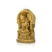 Karumariamman Statue - 3 x 2 Inches | Sitting Karumariamman Idol/ Gold Polish Resin Statue for Pooja - Fibre Murties