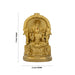 Karumariamman Statue - 3 x 2 Inches | Sitting Karumariamman Idol/ Gold Polish Resin Statue for Pooja - Fibre Murties