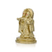 Radha Krishna Murti With Base - 3 x 2 Inches | Resin Statue/ Gold Polish Radha Krishna Idol for Pooja - Fibre Murties