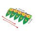 Thoranam- 5.5 x 36 Inches | Banana Leaf Toran/ Plastic Bandhanwar for Door Decor - Toran