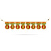 God Picture Toran - 5.5 x 30 Inches | Welcome Golden Thoranam / Bandanwar/ Door Hanging Toran for Home - Toran