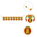God Picture Toran - 5.5 x 30 Inches | Welcome Golden Thoranam / Bandanwar/ Door Hanging Toran for Home - Toran
